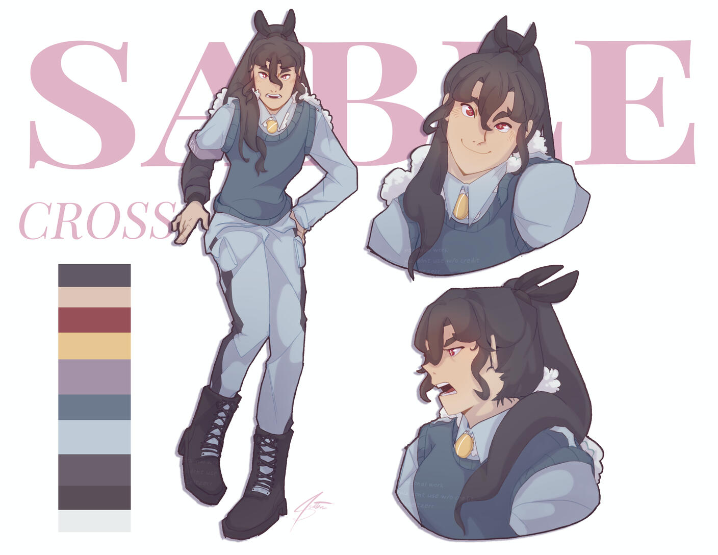 Sable Cross - Reference Sheet (DELPHI)